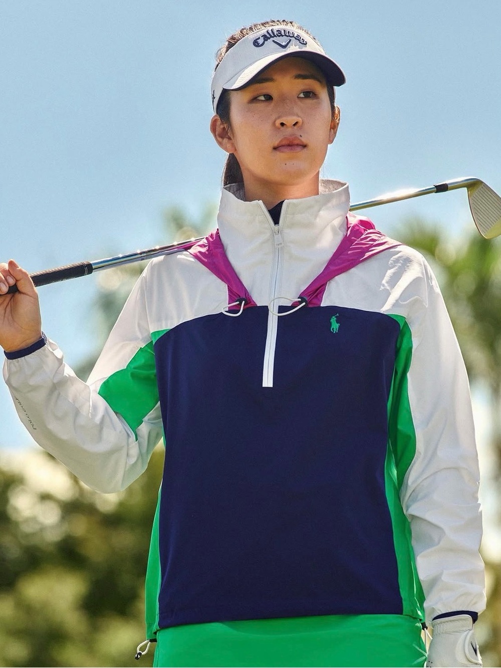 Golf Polo Ralph Lauren sz Small/Petite  Windbreaker Pullover